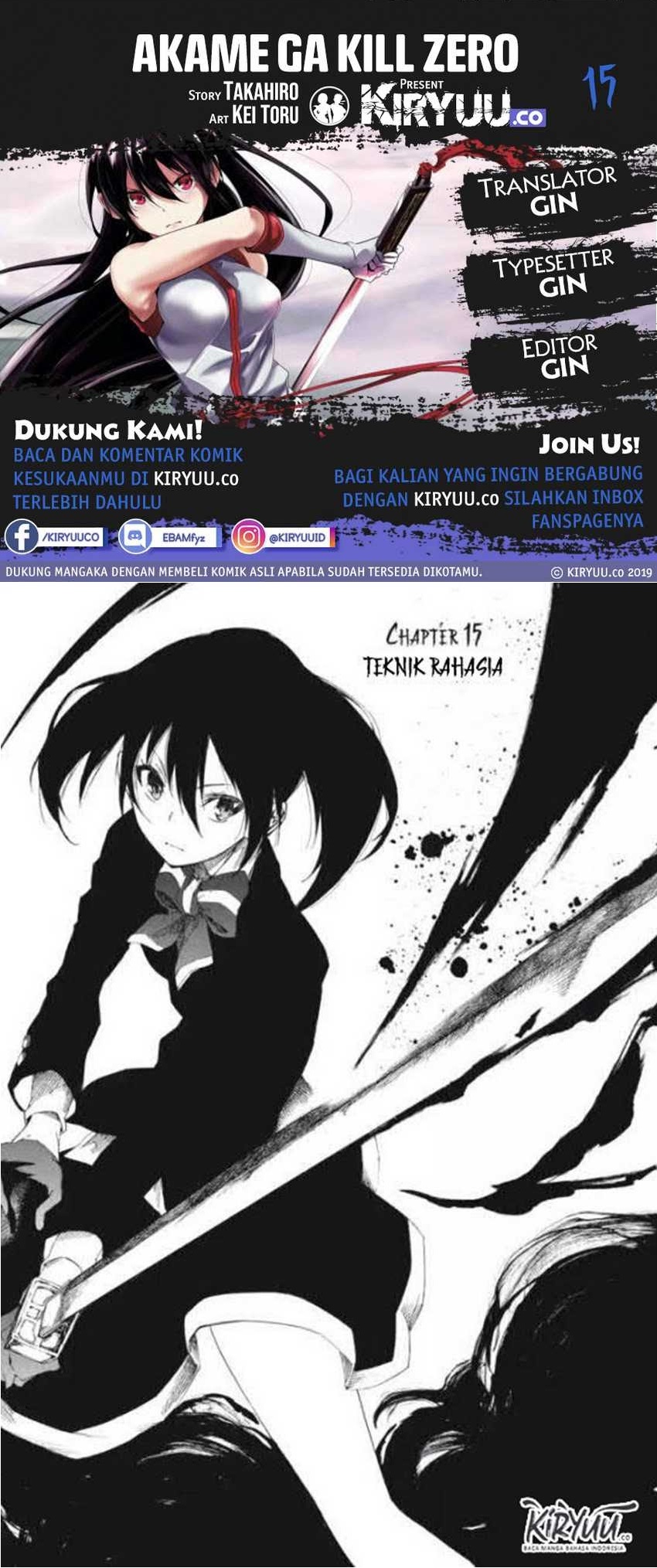 Baca Komik Akame ga Kill! Zero Chapter 15 Gambar 1
