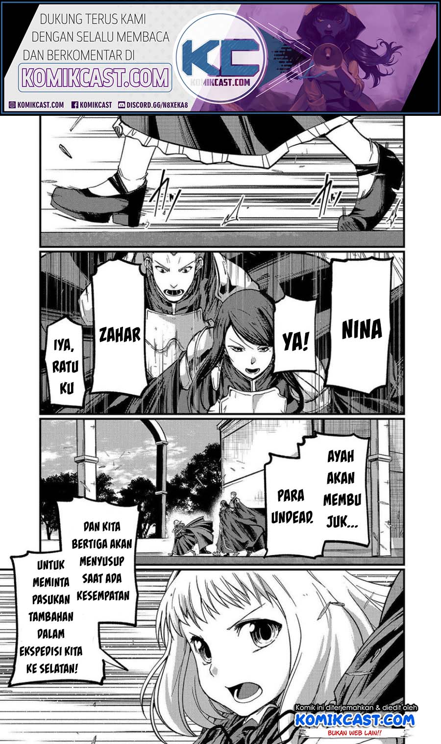 Baca Komik Gaikotsu Kishi-sama, Tadaima Isekai e Odekake-chuu Chapter 35 Gambar 1