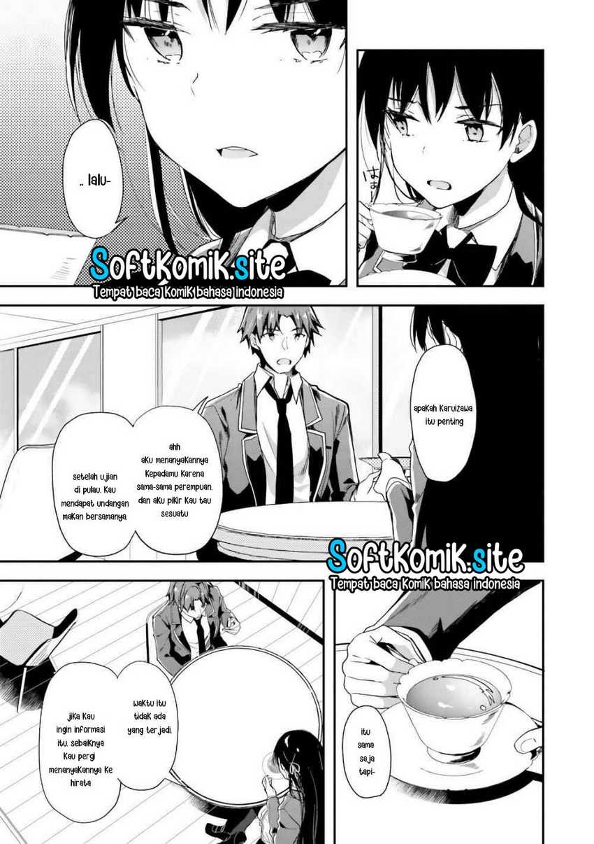 Youkoso Jitsuryoku Shijou Shugi no Kyoushitsu e Chapter 34 Gambar 16
