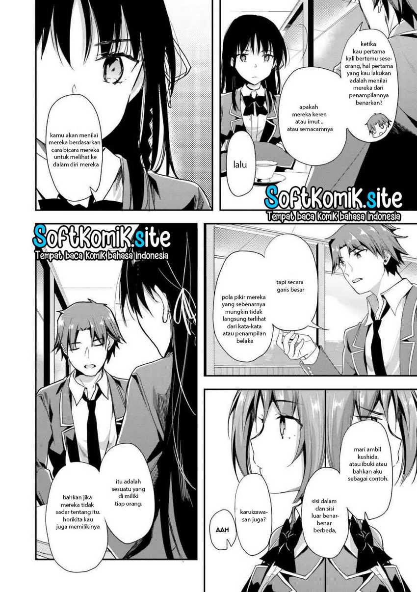 Youkoso Jitsuryoku Shijou Shugi no Kyoushitsu e Chapter 34 Gambar 19
