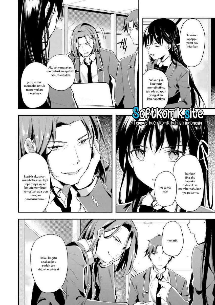 Youkoso Jitsuryoku Shijou Shugi no Kyoushitsu e Chapter 34 Gambar 23