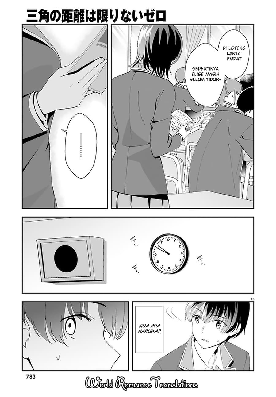 Sankaku no Kyori wa Kagiri nai Zero Chapter 13 Gambar 14