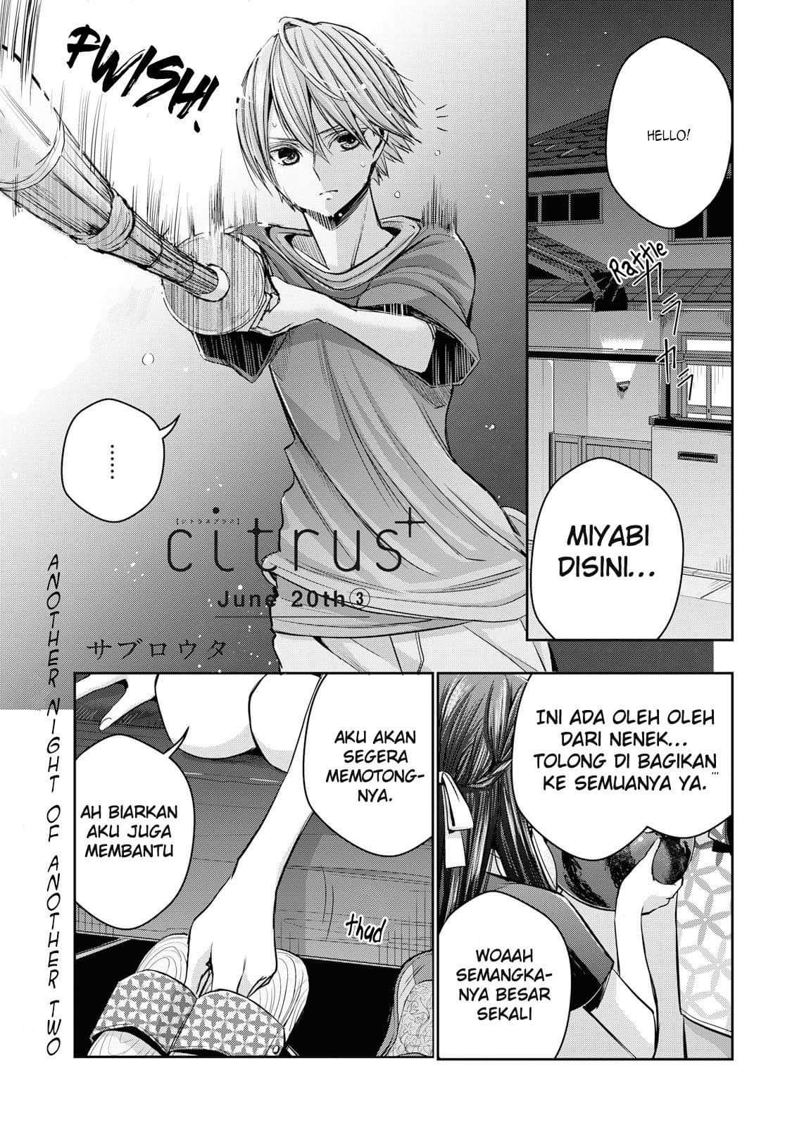Baca Komik Citrus Plus Chapter 09 Gambar 1