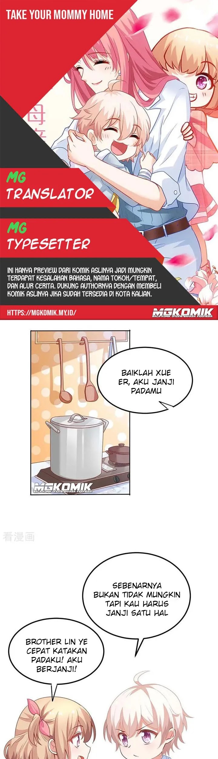 Baca Komik Take Your Mommy Home Chapter 134 Gambar 1