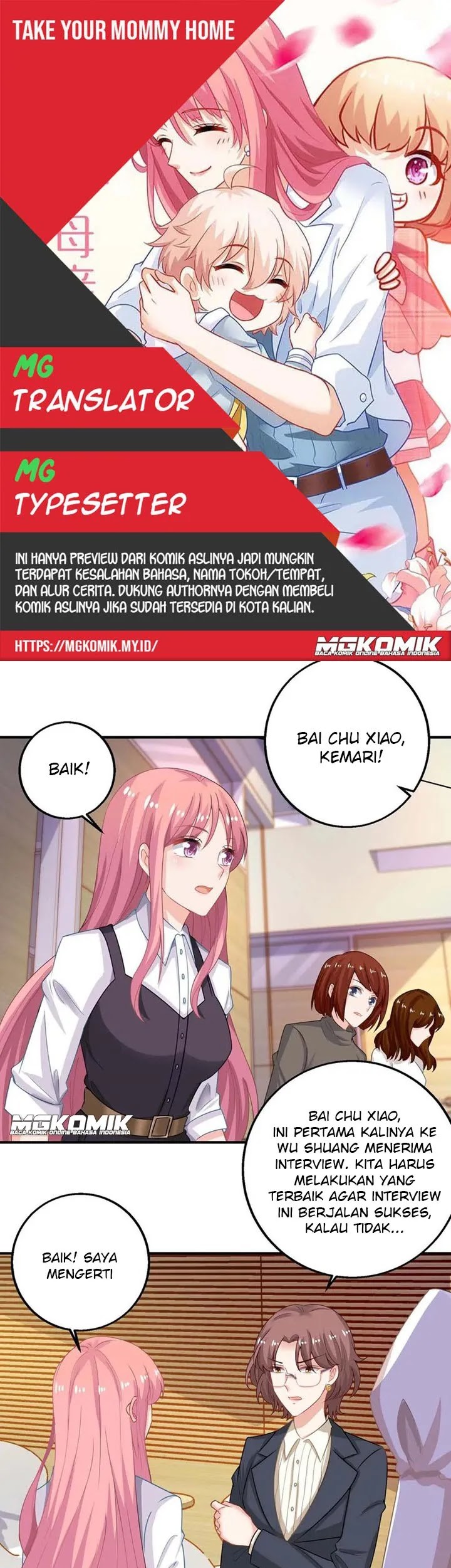Baca Komik Take Your Mommy Home Chapter 129 Gambar 1