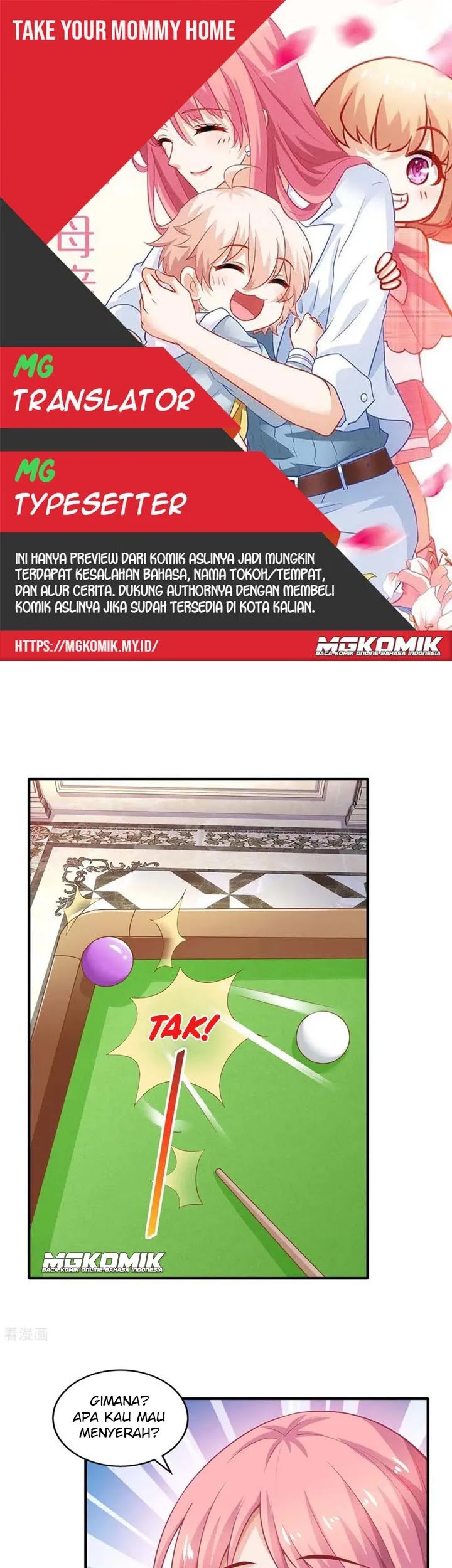 Baca Komik Take Your Mommy Home Chapter 104 Gambar 1