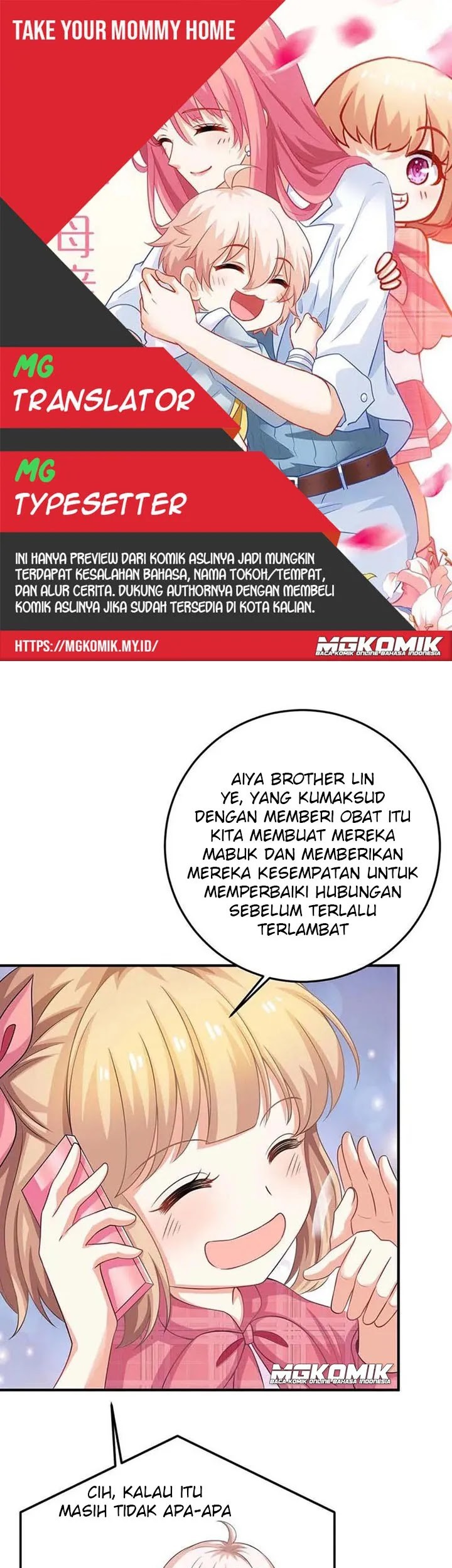Baca Komik Take Your Mommy Home Chapter 103 Gambar 1