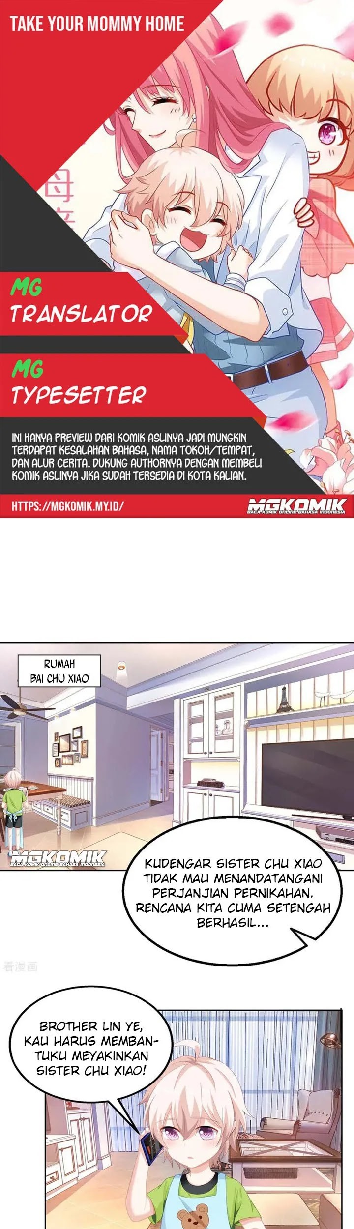 Baca Komik Take Your Mommy Home Chapter 102 Gambar 1