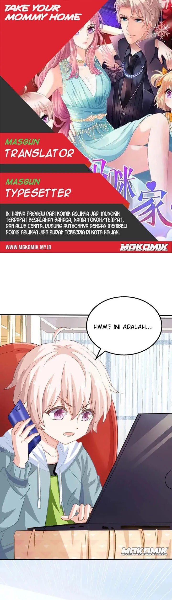 Baca Komik Take Your Mommy Home Chapter 99 Gambar 1