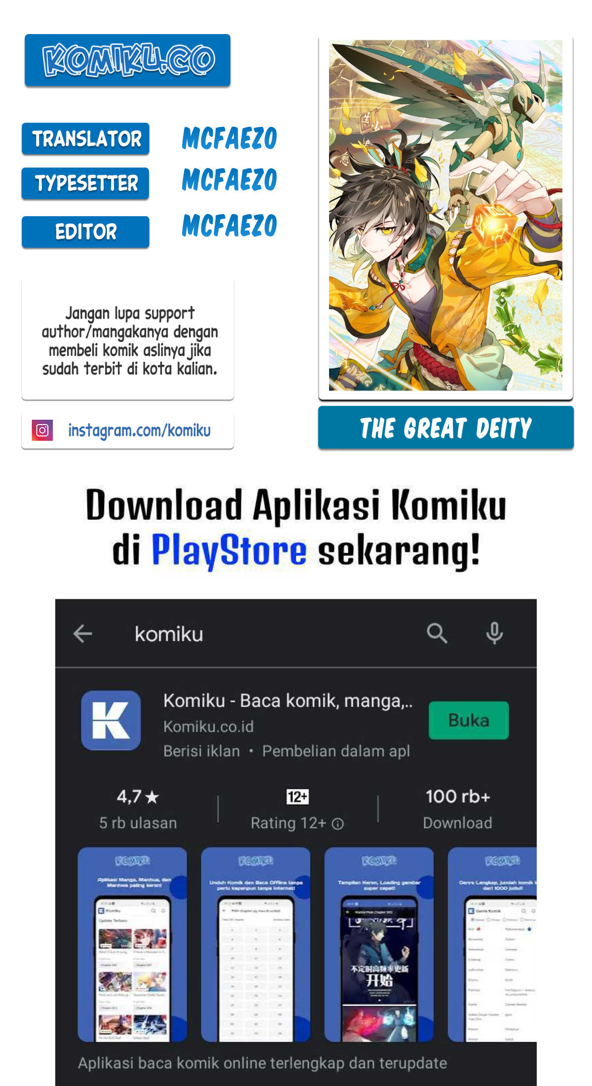 Baca Komik The Great Deity Chapter 20 Gambar 1