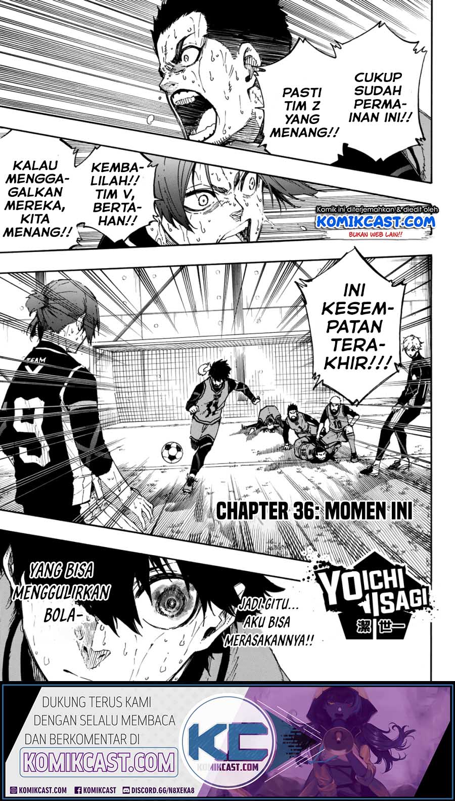 Baca Komik Blue Lock Chapter 36 Gambar 1