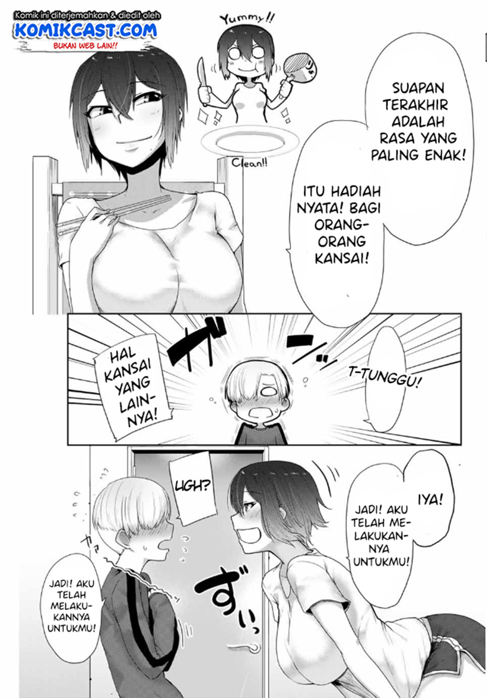 The Girl with a Kansai Accent and the Pure Boy Chapter 08 Gambar 12