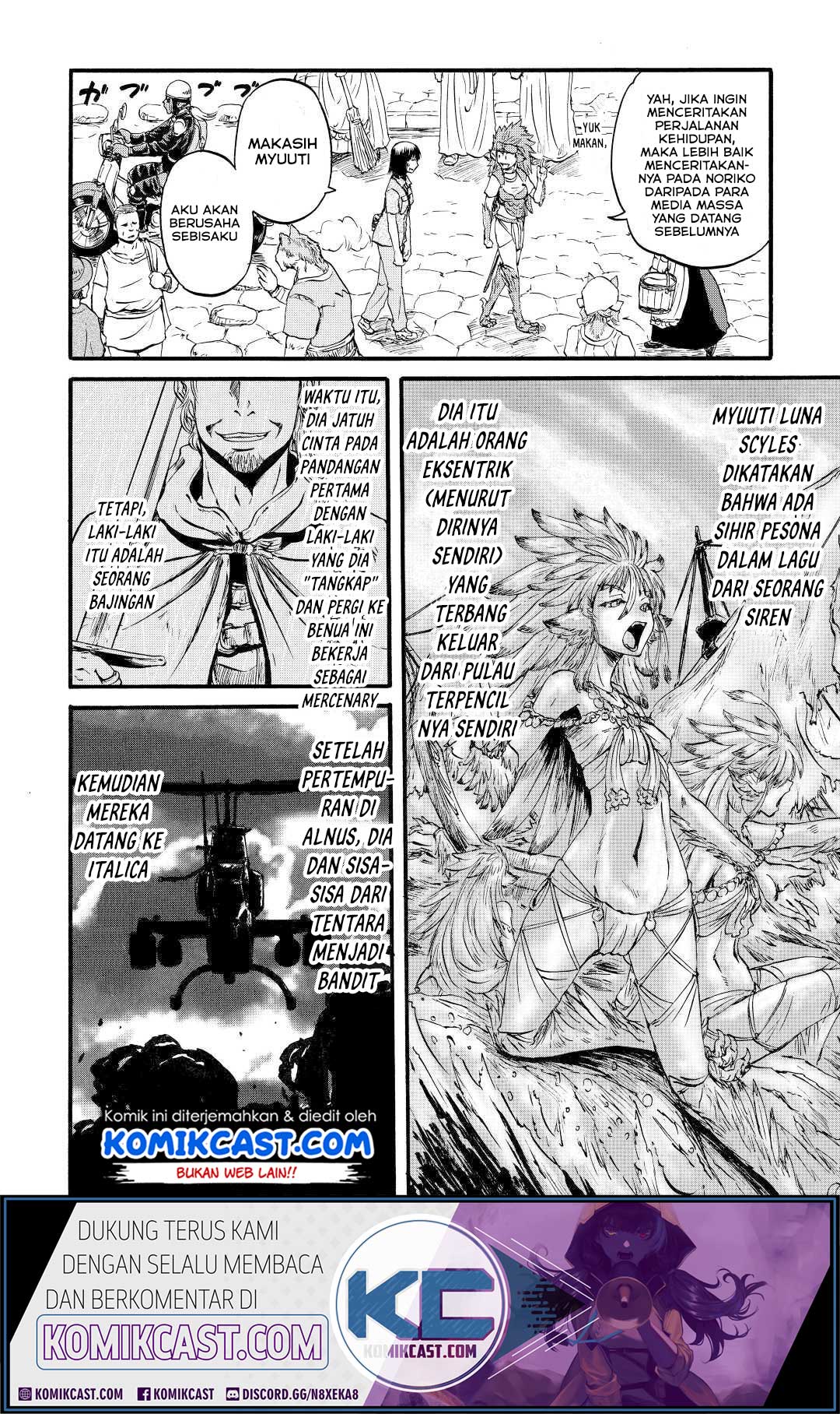 Gate – Jietai Kare no Chi nite Kaku Tatakeri Chapter 99.5 Gambar 4