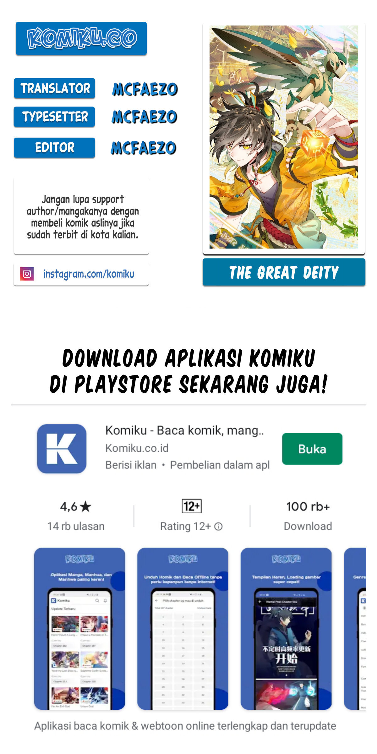 Baca Komik The Great Deity Chapter 39 Gambar 1