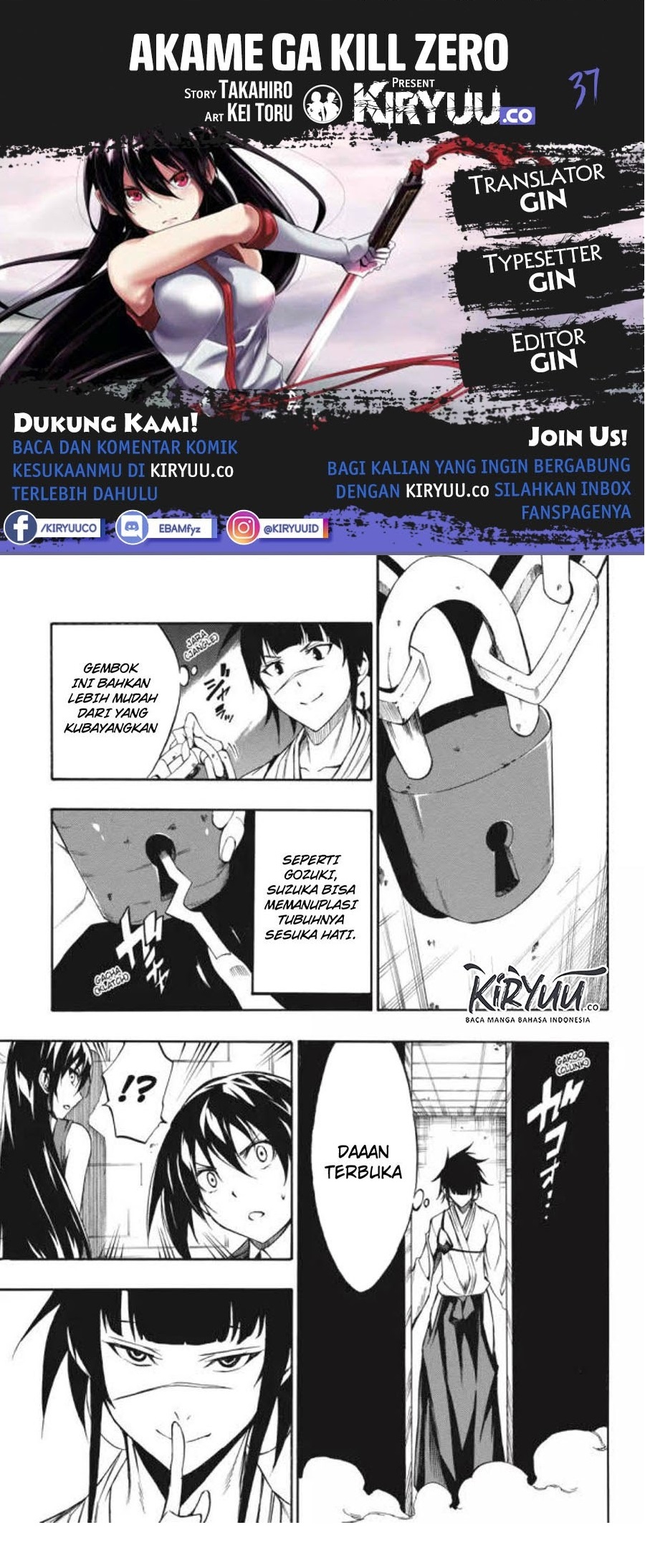 Baca Komik Akame ga Kill! Zero Chapter 37 Gambar 1