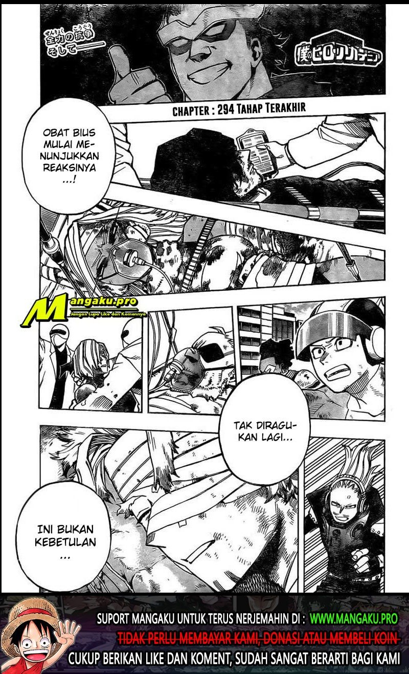 Baca Manga Boku no Hero Academia Chapter 294 Gambar 2