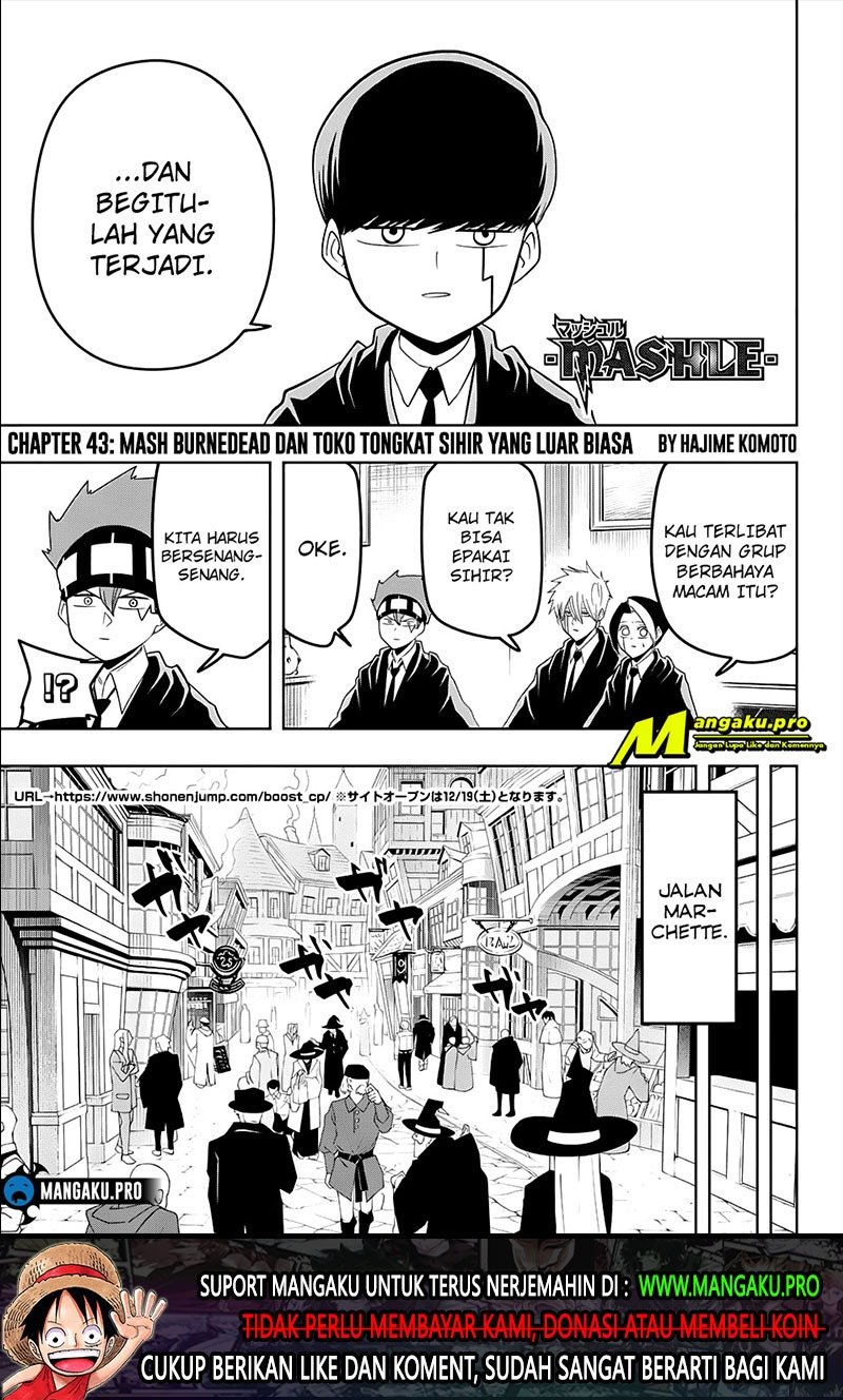 Baca  Mashle: Magic and Muscles Chapter 43 Gambar 2