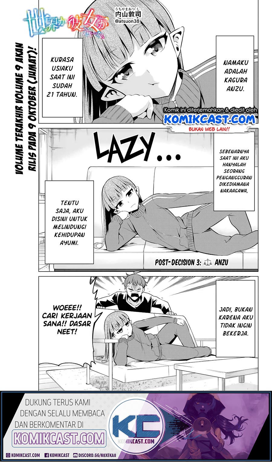 Baca  Sekai ka Kanojo ka Erabenai Chapter 40.4 Gambar 2