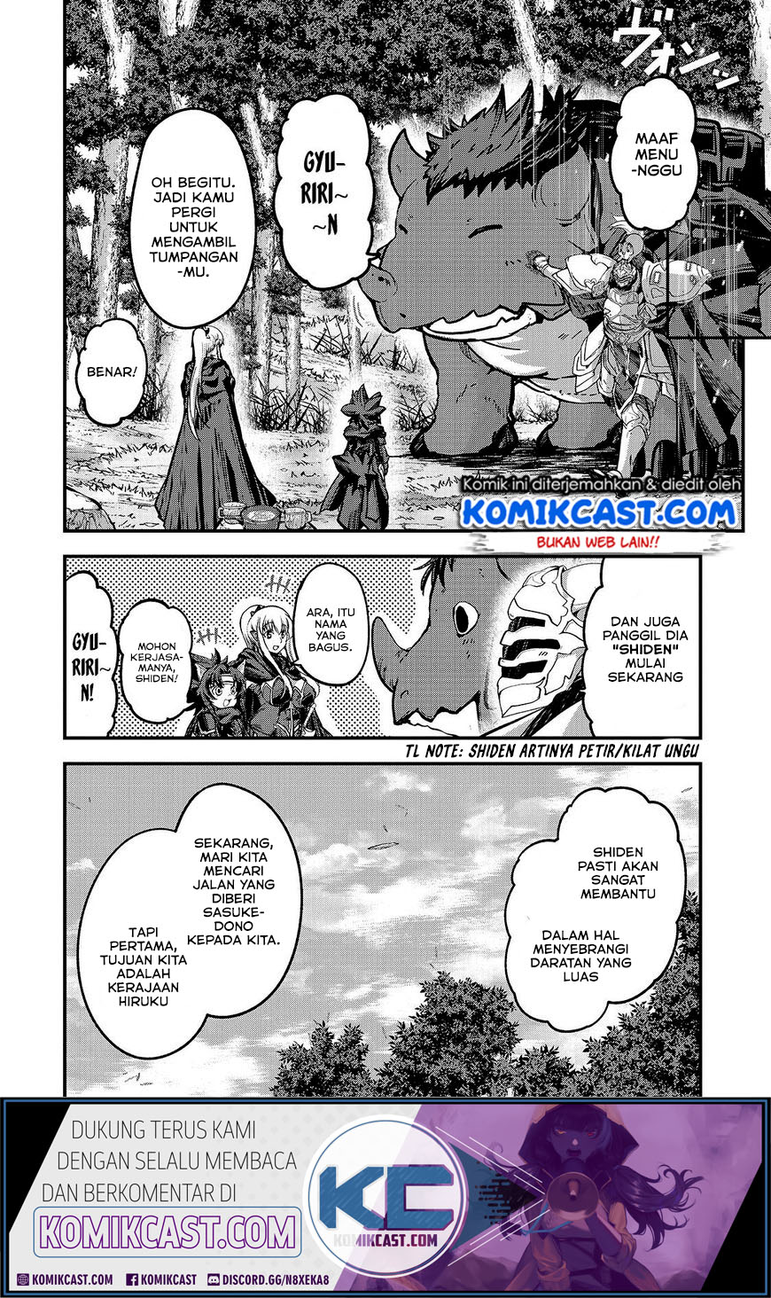 Gaikotsu Kishi-sama, Tadaima Isekai e Odekake-chuu Chapter 36 Gambar 27