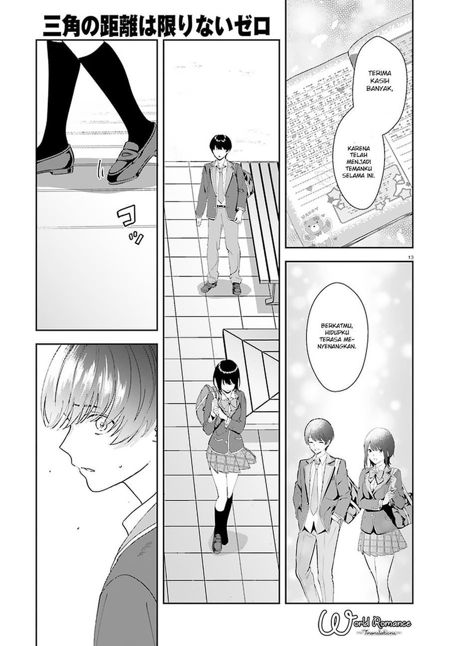 Sankaku no Kyori wa Kagiri nai Zero Chapter 15 Gambar 14