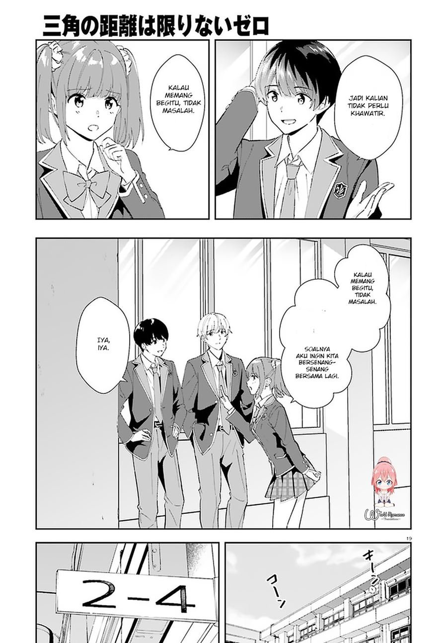 Sankaku no Kyori wa Kagiri nai Zero Chapter 15 Gambar 19
