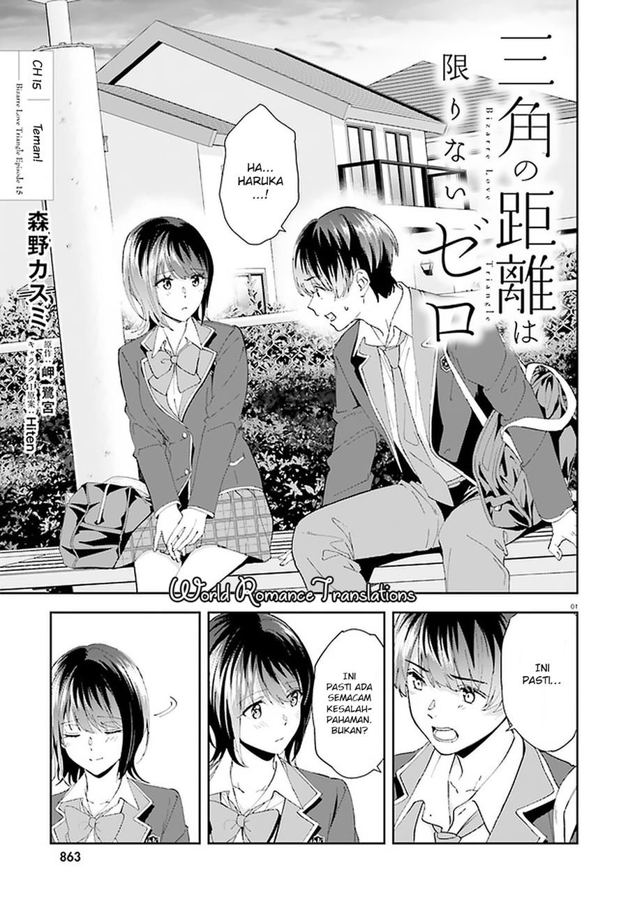 Baca Sankaku no Kyori wa Kagiri nai Zero Chapter 15 Gambar 2