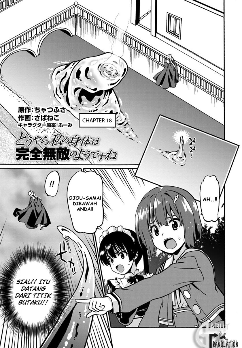 Baca Douyara Watashi No Karada Wa Kanzen Muteki No You Desu Ne Chapter 18 Gambar 2