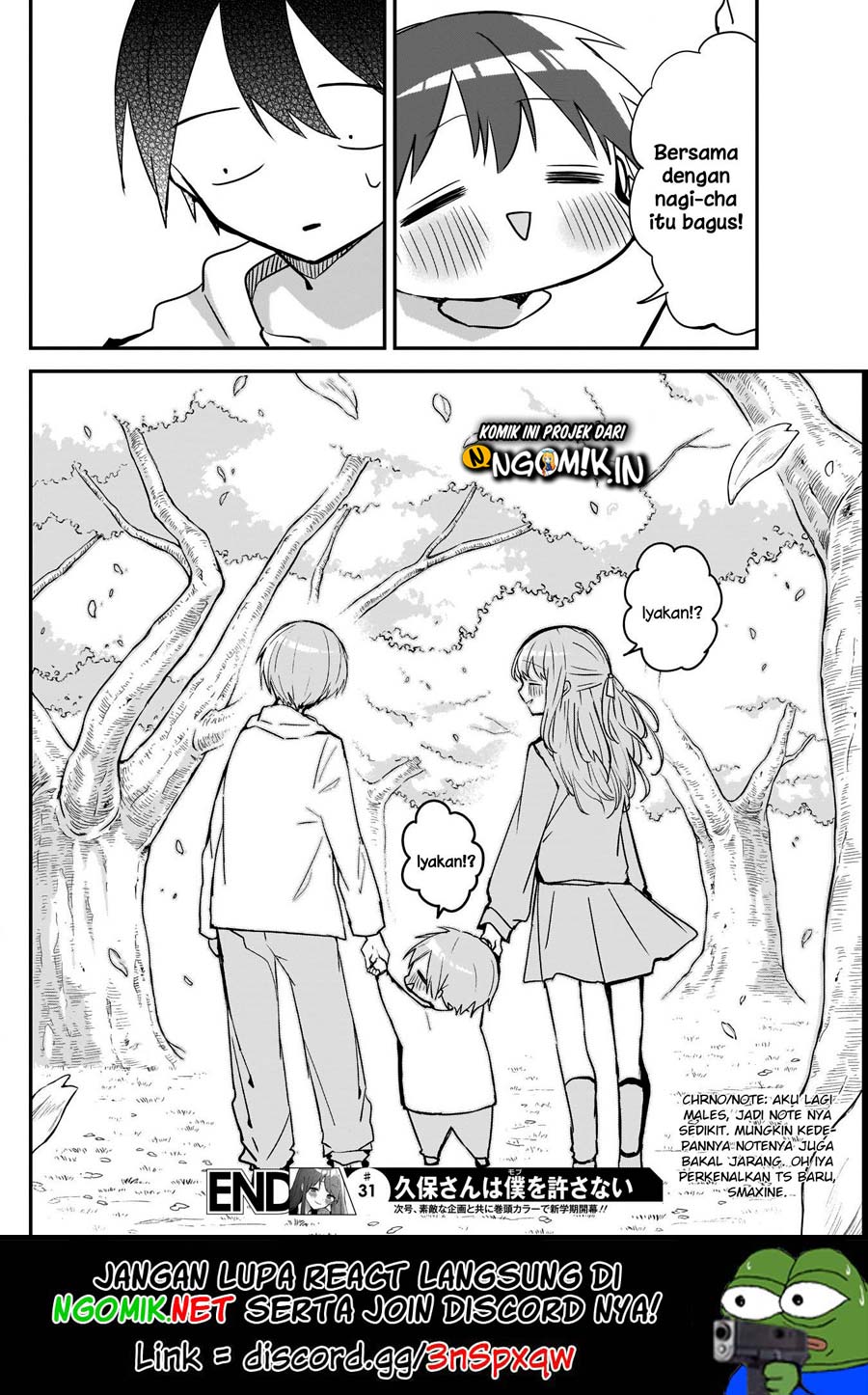 Kubo-san wa Boku (Mobu) wo Yurusanai Chapter 31 Gambar 13