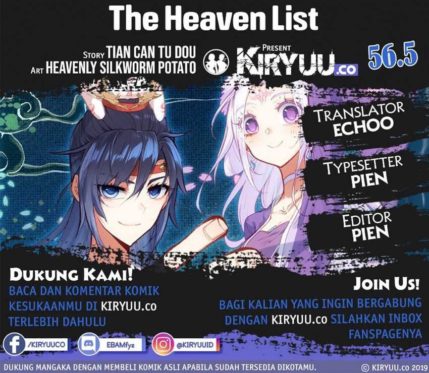 The Heaven’s List Chapter 56.5 1