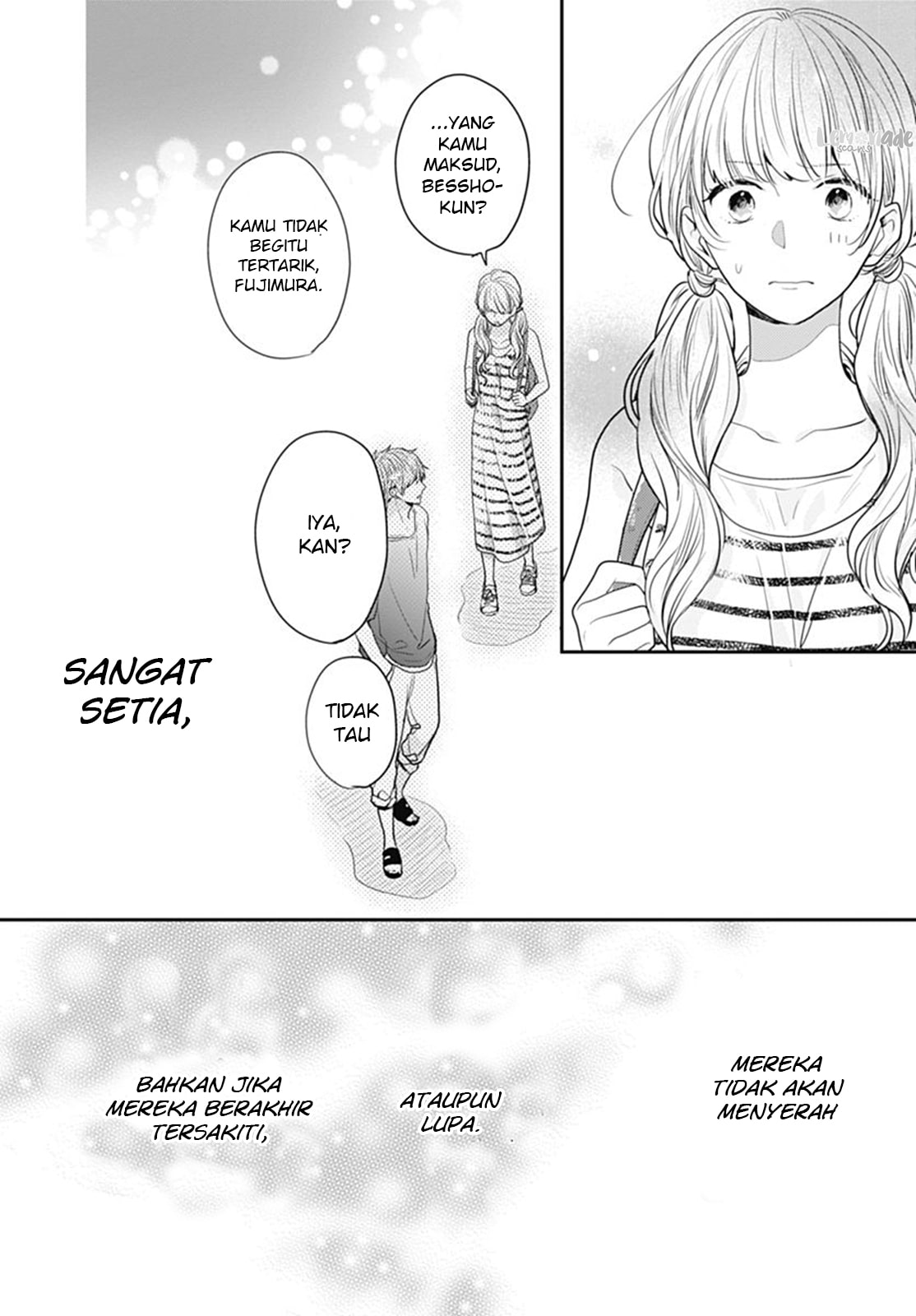 Koi wo Shiranai Bokutachi wa Chapter 7 Gambar 63