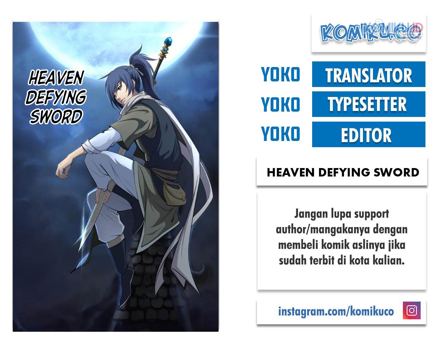 Baca Komik Heaven Defying Sword Chapter 110 Gambar 1