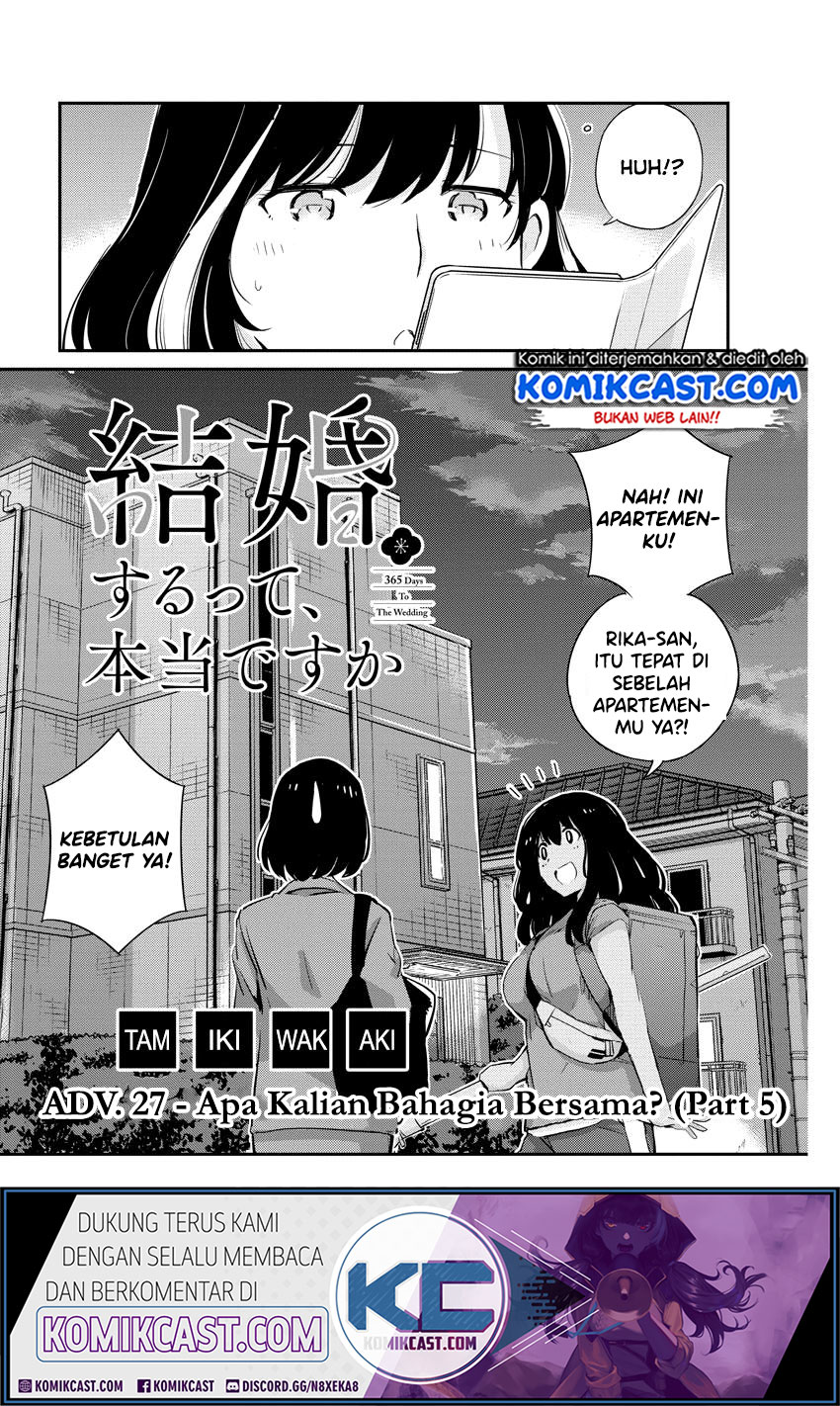 Baca  Kekkon Surutte, Hontou Desu Ka? Chapter 27 Gambar 2