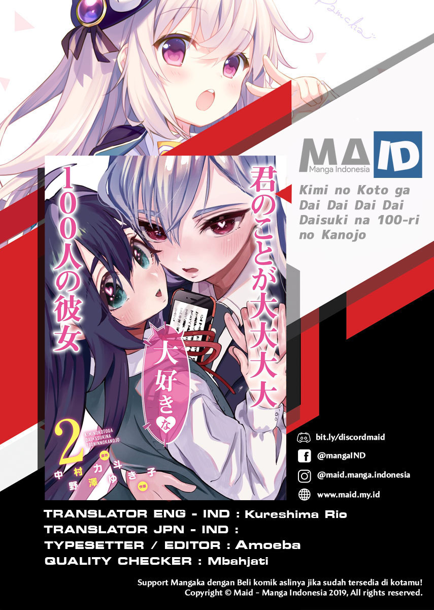 Baca Komik Kimi no Koto ga Dai Dai Dai Dai Daisuki na 100-ri no Kanojo Chapter 34 Gambar 1