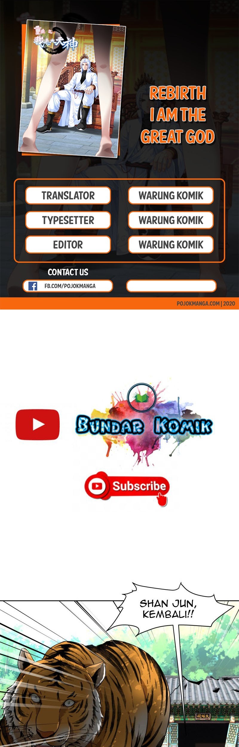 Baca Komik Rebirth I Am The Great God Chapter 06 Gambar 1