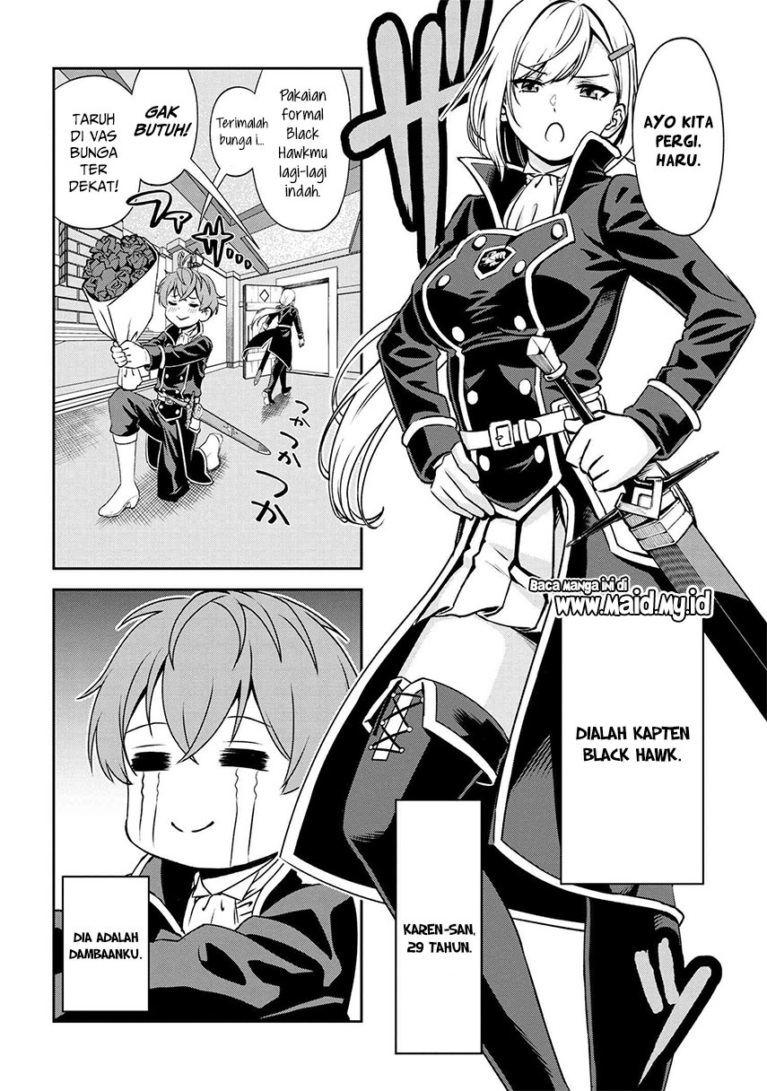 Toshiue elite onna kishi ga boku no mae de dake kawaii Chapter 06.1 Gambar 9