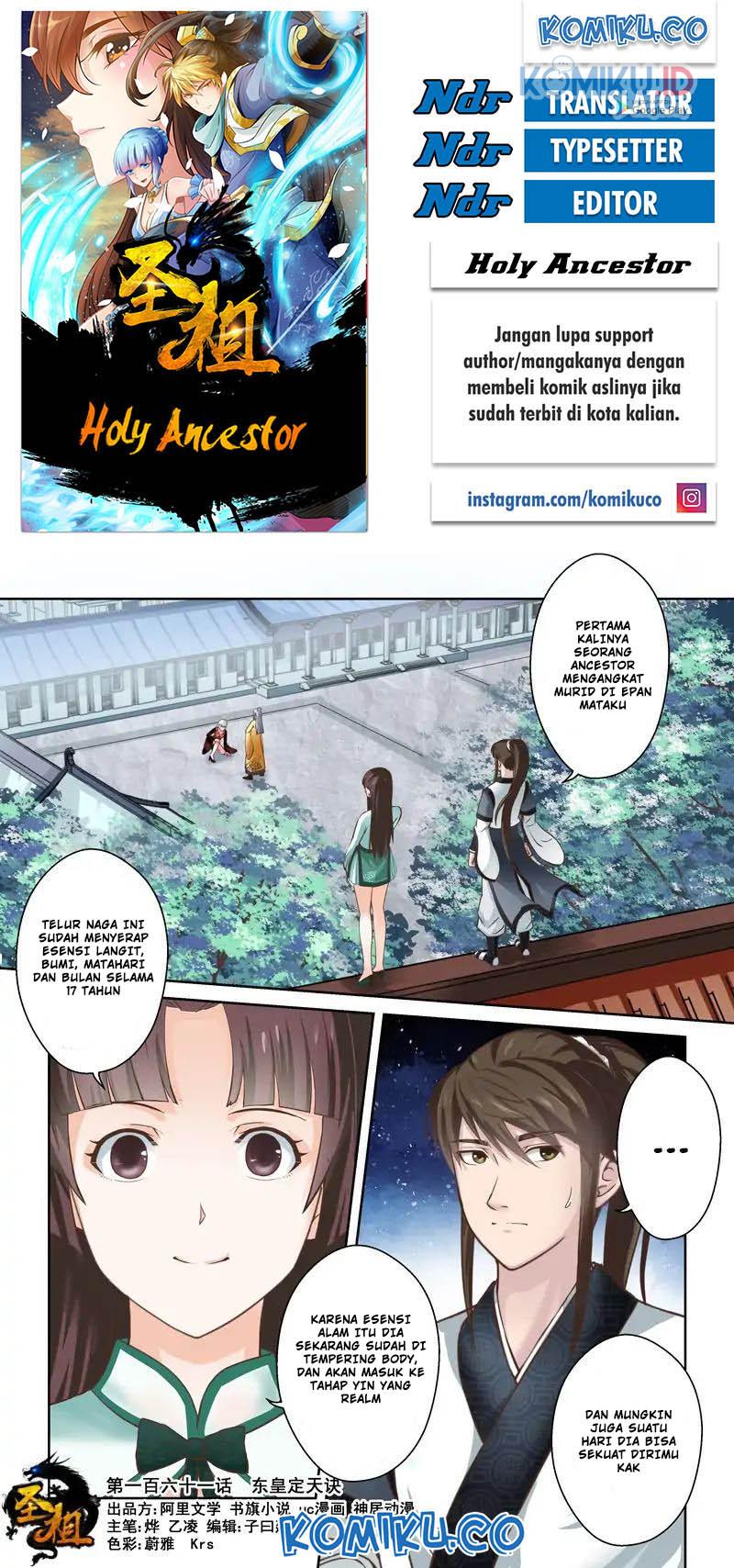 Baca Komik Holy Ancestor Chapter 161 Gambar 1