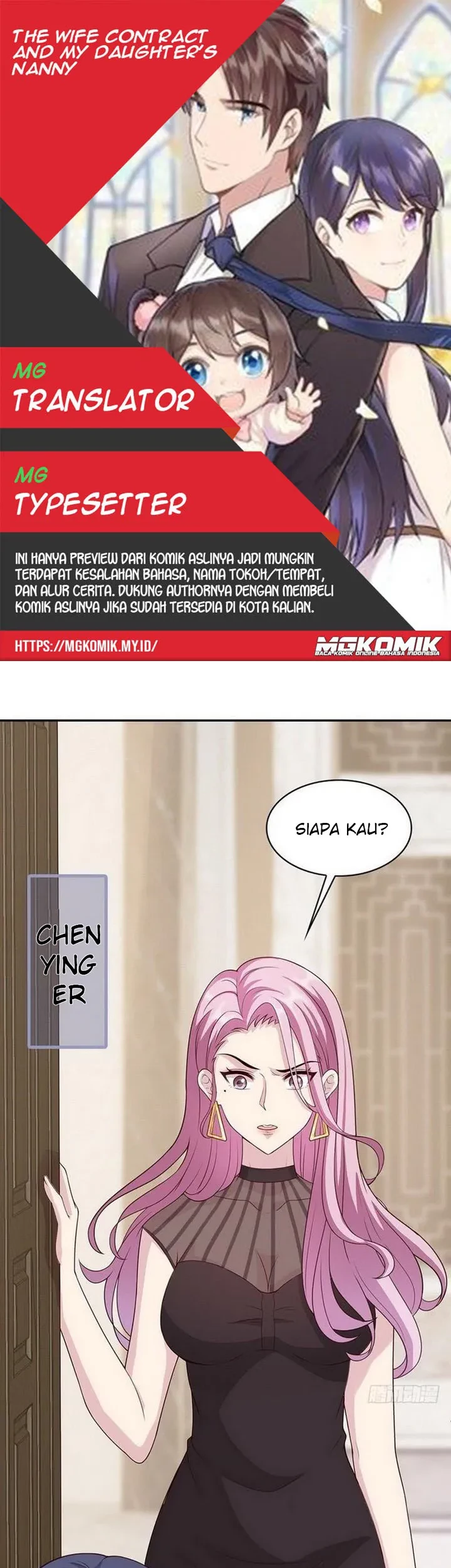 Baca Komik The Wife Contract and My Daughter’s Nanny Chapter 28 Gambar 1