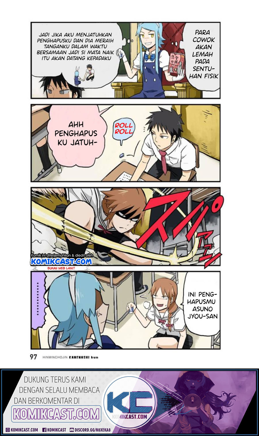 Hinmin Choujin Kanenashi-kun Chapter 21 Gambar 7