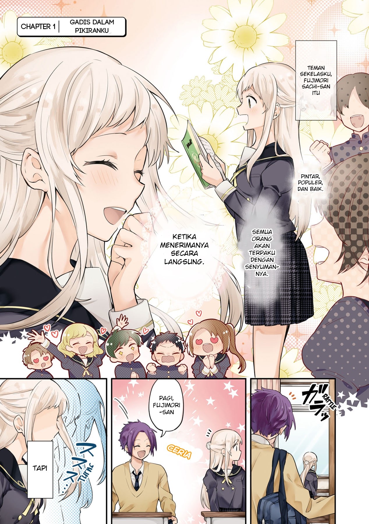 Kimi no Yokogao shika Mirenai Chapter 01 Gambar 4