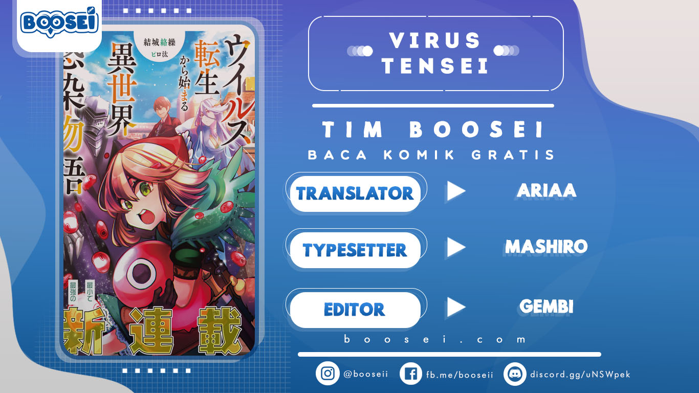 Baca Komik Virus Tensei kara Isekai Kansen Monogatari Chapter 04.2 Gambar 1