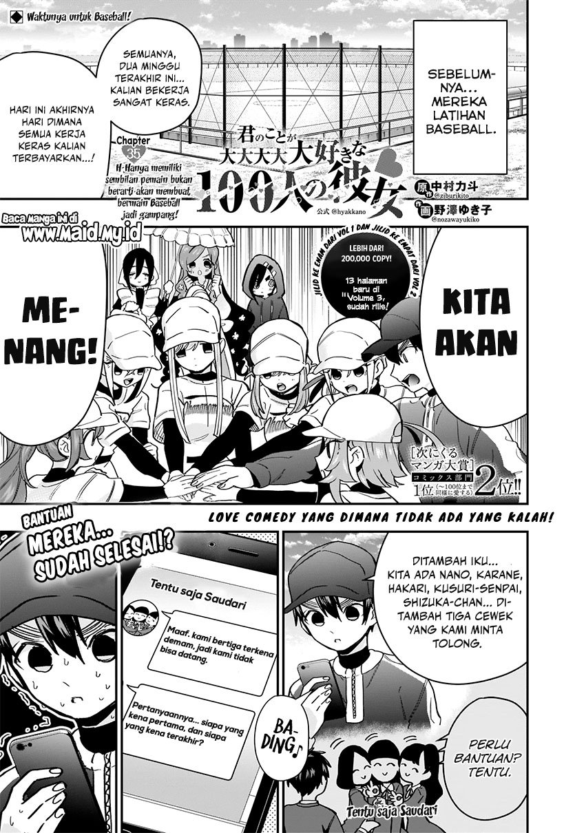 Baca Kimi no Koto ga Dai Dai Dai Dai Daisuki na 100-ri no Kanojo Chapter 35 Gambar 2