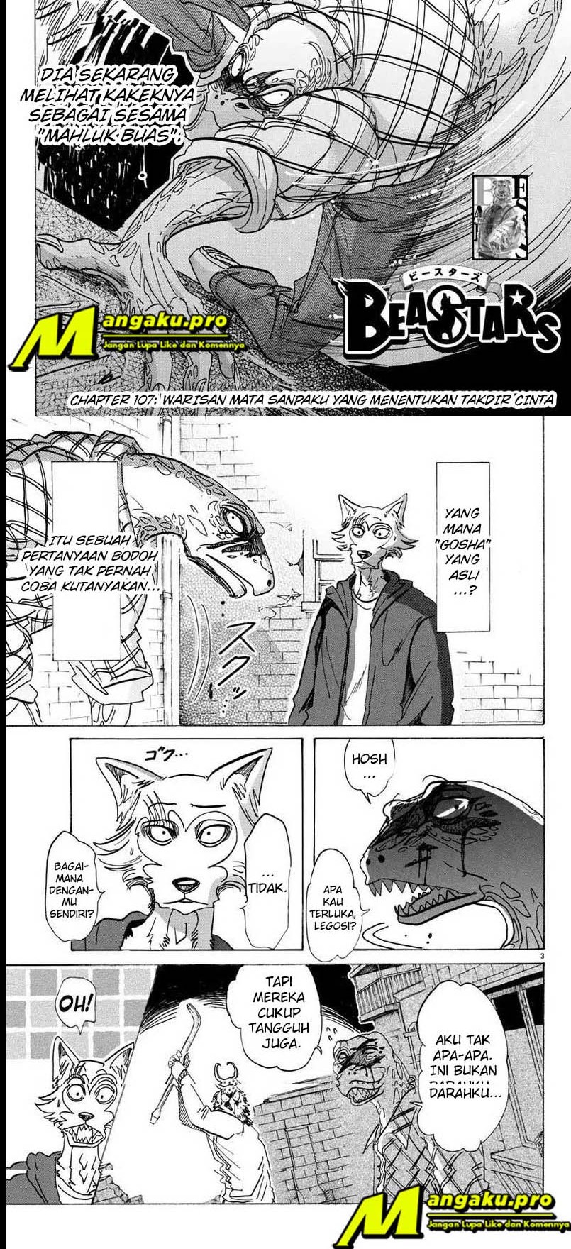 Baca  Beastars Chapter 107 Gambar 2