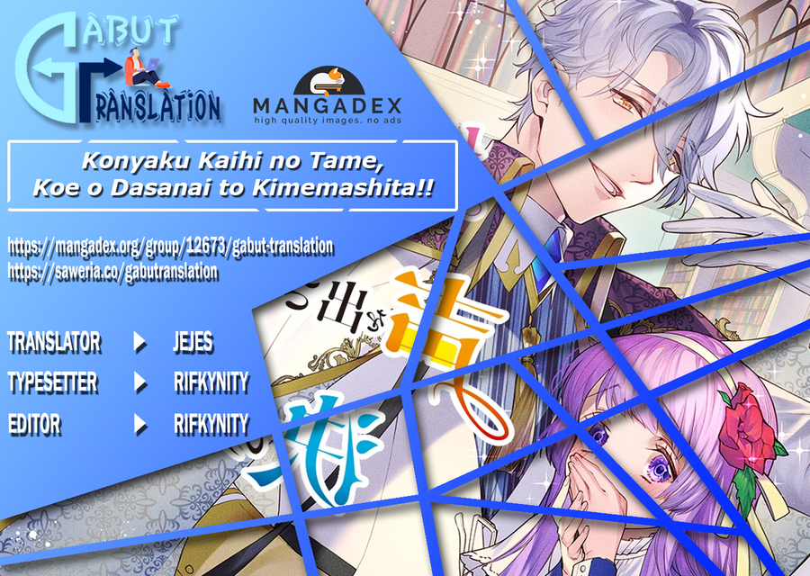Baca Komik Konyaku Kaihi no Tame Koe wo Dasanai to Kimemashita!! Chapter 01.2 Gambar 1