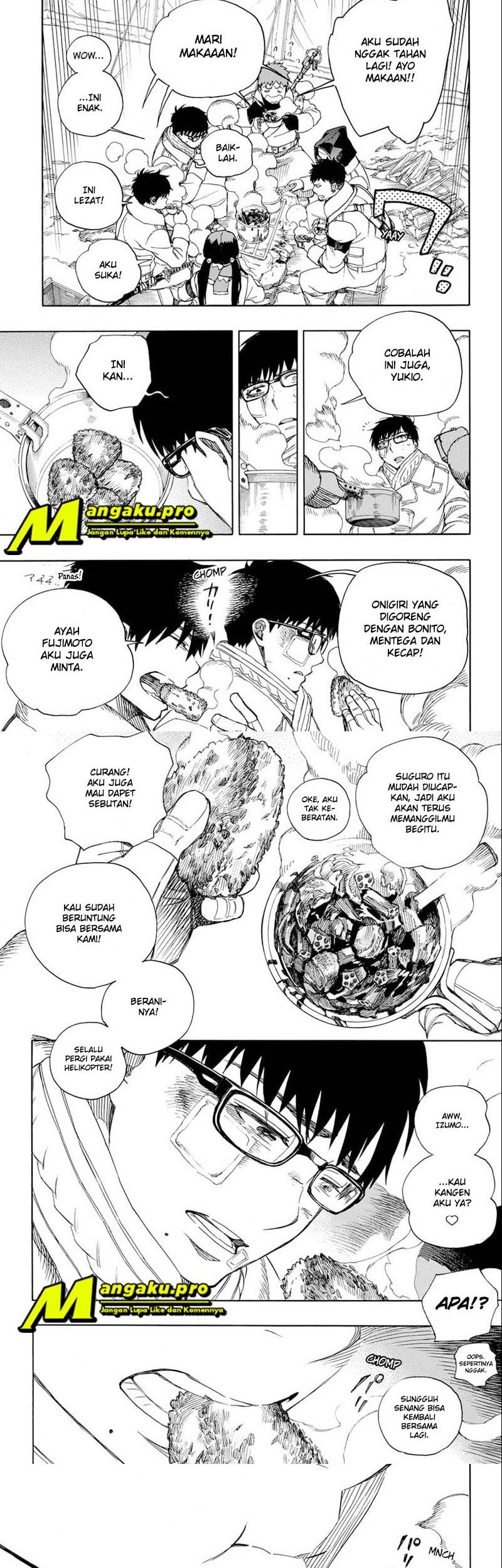 Ao no Exorcist Chapter 128.2 Gambar 8
