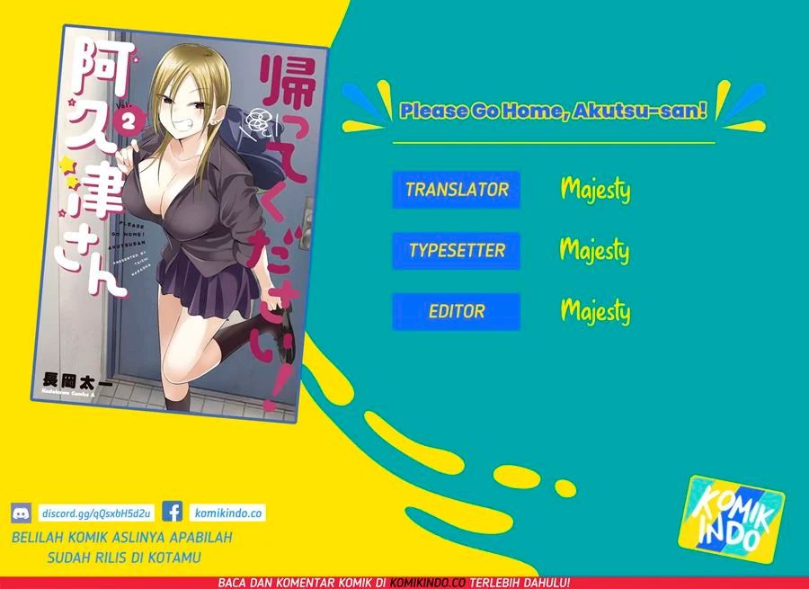Baca Komik Please Go Home, Akutsu-san! Chapter 15 Gambar 1