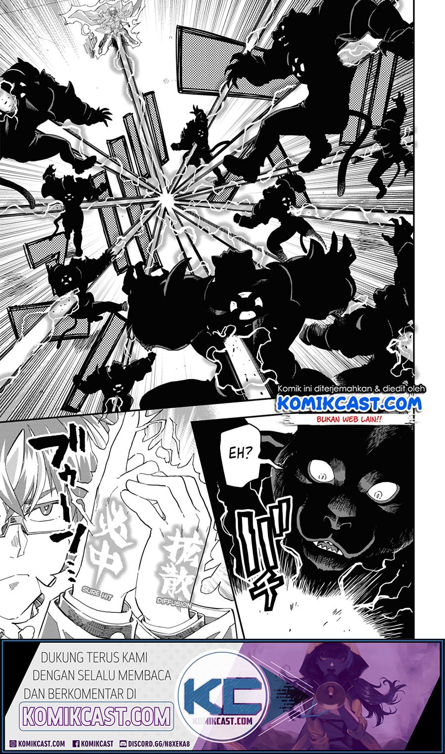 Konjiki no Moji Tsukai: Yuusha Yonin ni Makikomareta Unique Cheat Chapter 68 Gambar 20