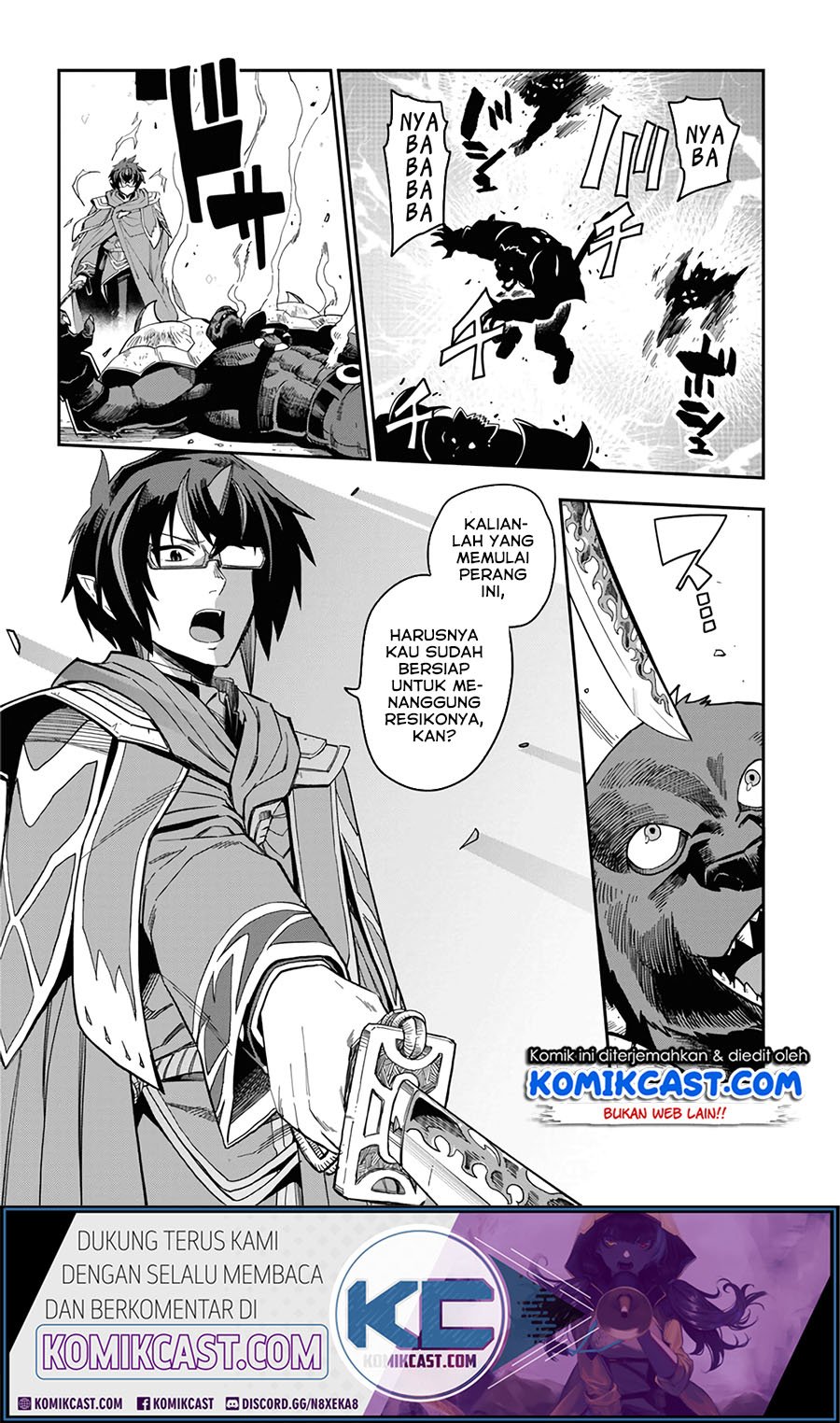 Konjiki no Moji Tsukai: Yuusha Yonin ni Makikomareta Unique Cheat Chapter 68 Gambar 21