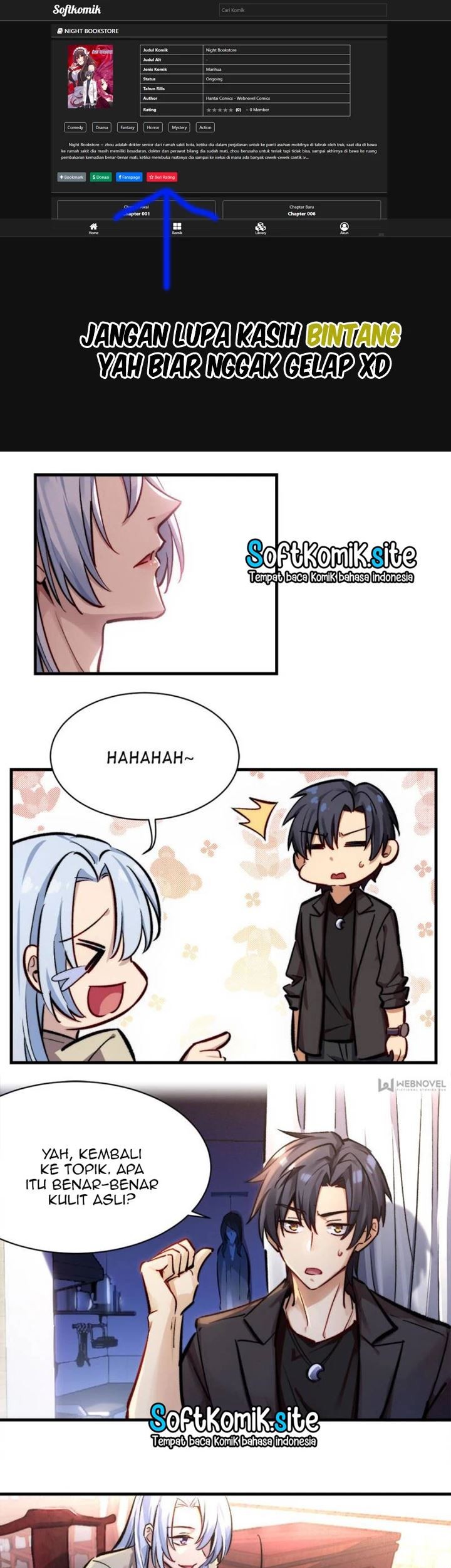 Baca Komik Night Bookstore Chapter 12 Gambar 1