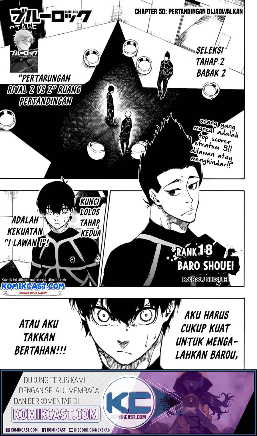 Baca Komik Blue Lock Chapter 50 Gambar 1