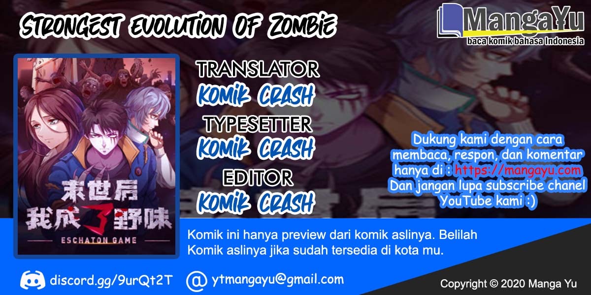Baca Komik Strongest Evolution Of Zombie Chapter 01 Gambar 1